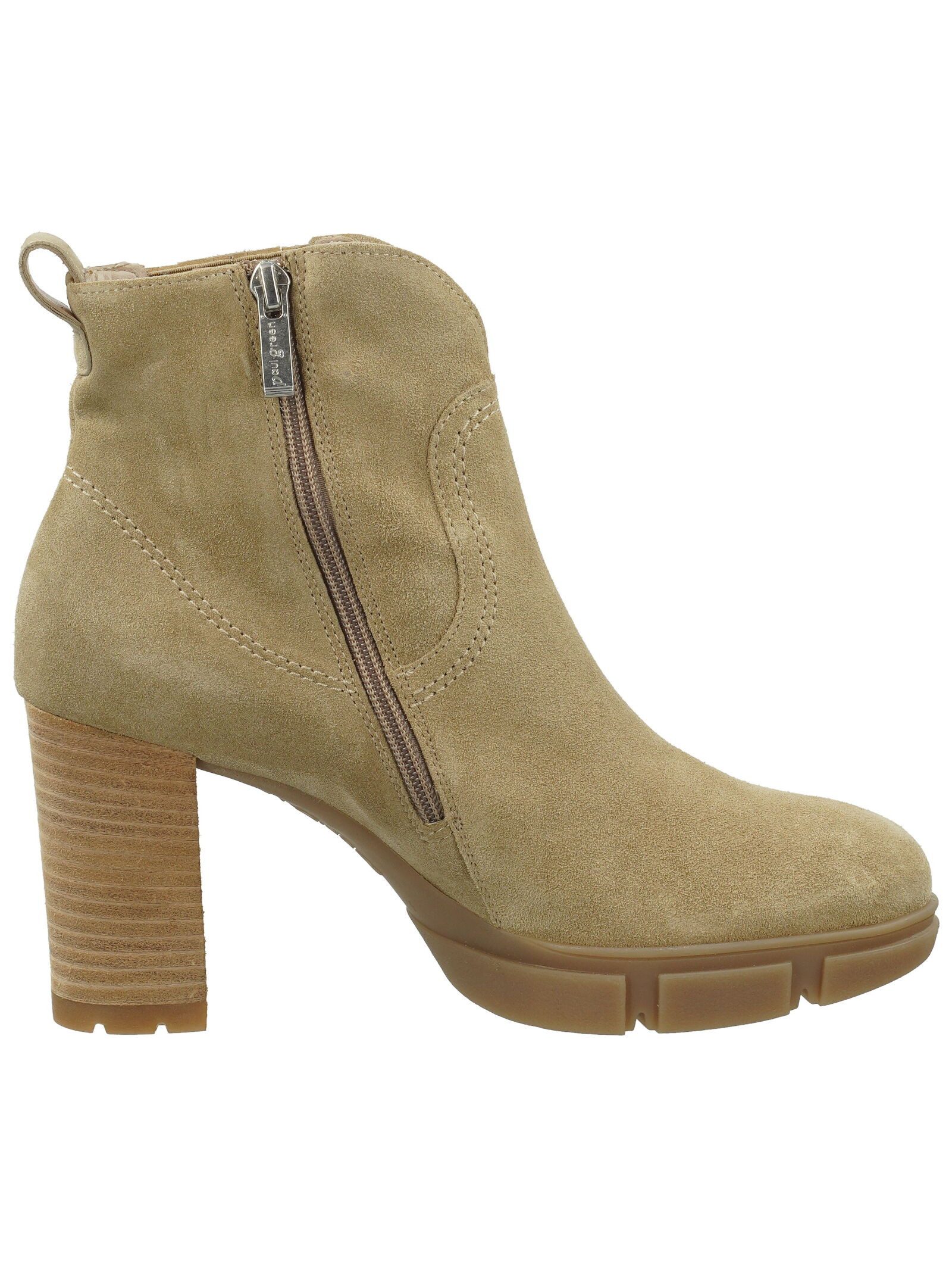 Paul Green Paul Green Stiefelette Veloursleder High-Heel-Stiefelette