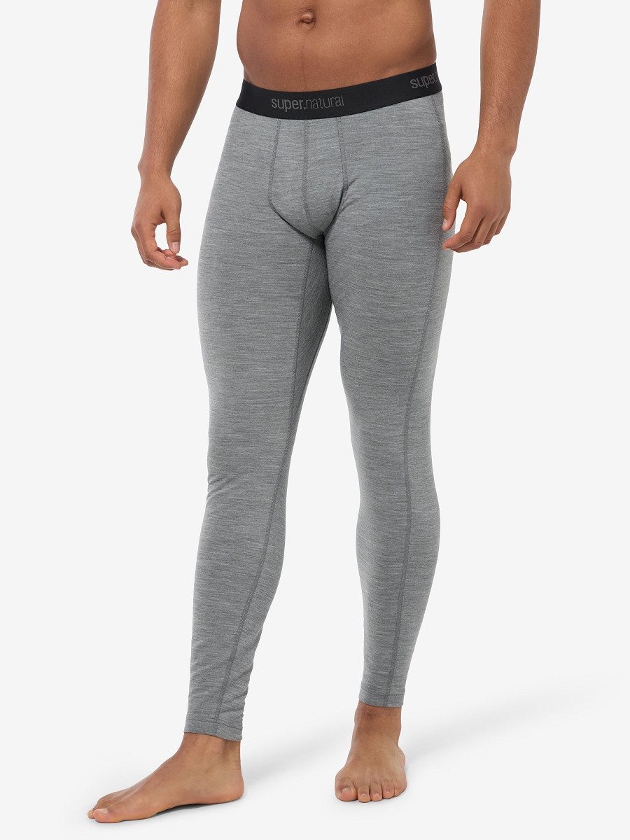 SUPER.NATURAL Thermounterhose für Herren, Merino M TUNDRA175 TIGHT funktioneller Merino-Materialmix