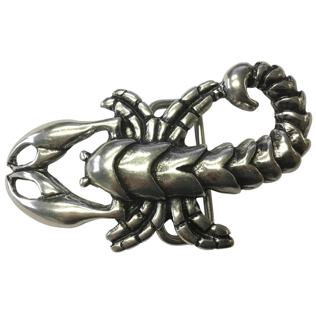 BELTINGER Gürtelschnalle Skorpion 4,0 cm - Buckle Wechselschließe Gürtelschließe 40mm - Gürtel