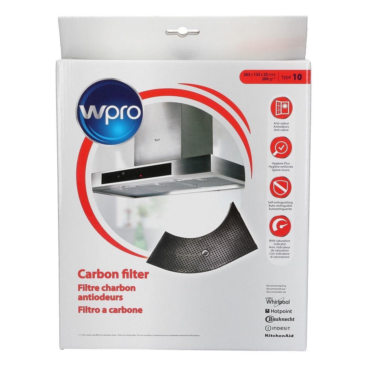 easyPART Aktivkohlefilter wie IKEA 484000008582 Kohlefilter Type10