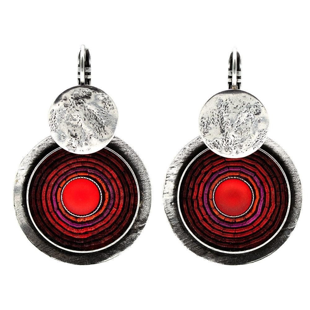 Sergio Engel Paar Ohrhänger India Antik Ohrring 08 Frabenfroher Statementohrhänger (Paar Ohrhänger, 4-tlg., Paar)