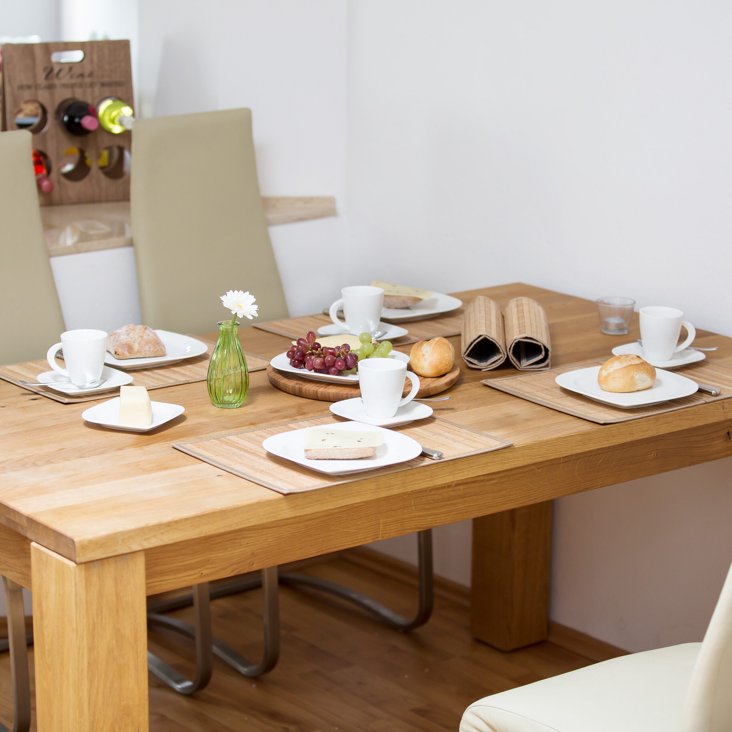 relaxdays Platzset 12 teiliges Tischset natur günstig online kaufen