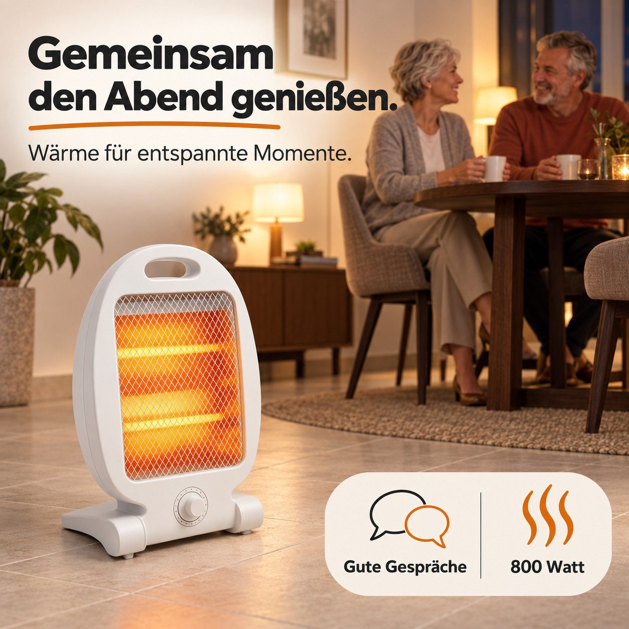 TK Gruppe Heizstrahler Elektrisches Heizgerät, Ausführung und Leistung nach Wahl – Bild 2 von 5