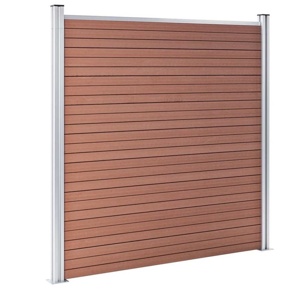 Thumbnail - vidaXL Gartenzaun Gartenzaun WPC 180×186 cm Braun, (1-St)