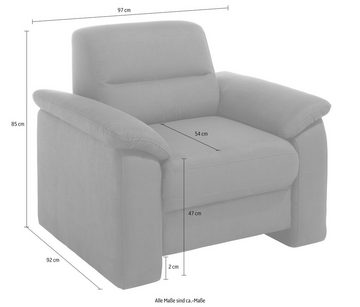 sit&more Sessel Ascara, inklusive komfortablem Federkern
