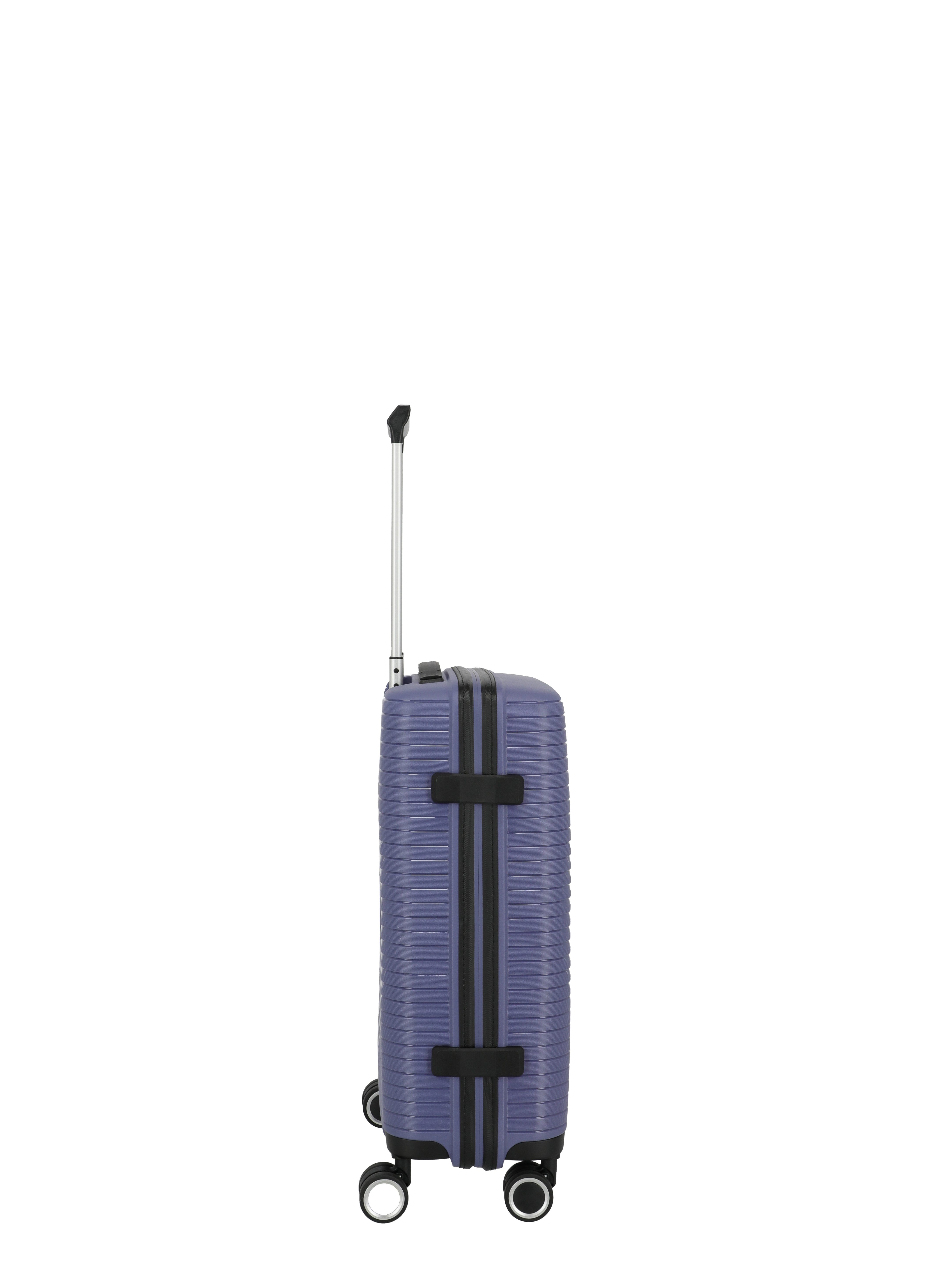 travelite Hartschalen-Trolley Orbita, verschiedene Größen und Farben, 4 Rollen, Lavendel, Türkis, Schwarz S M L o. 3tlg Set