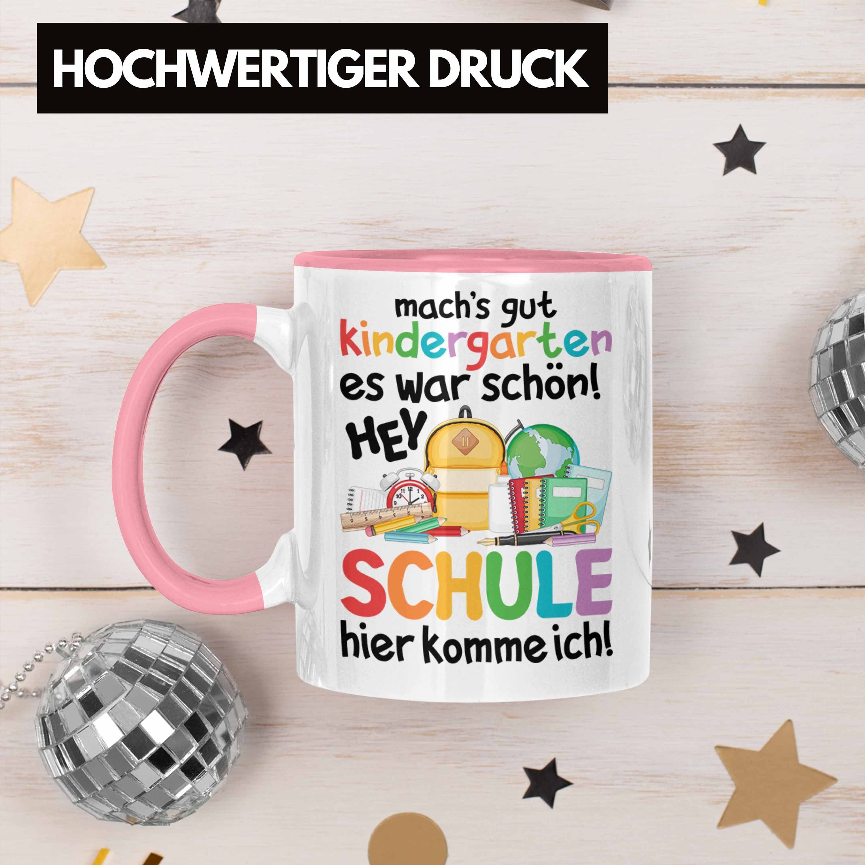 Trendation Tasse Trendation - Schulkind 2022 Einschulung Mädchen Junge Geschenk Schultü