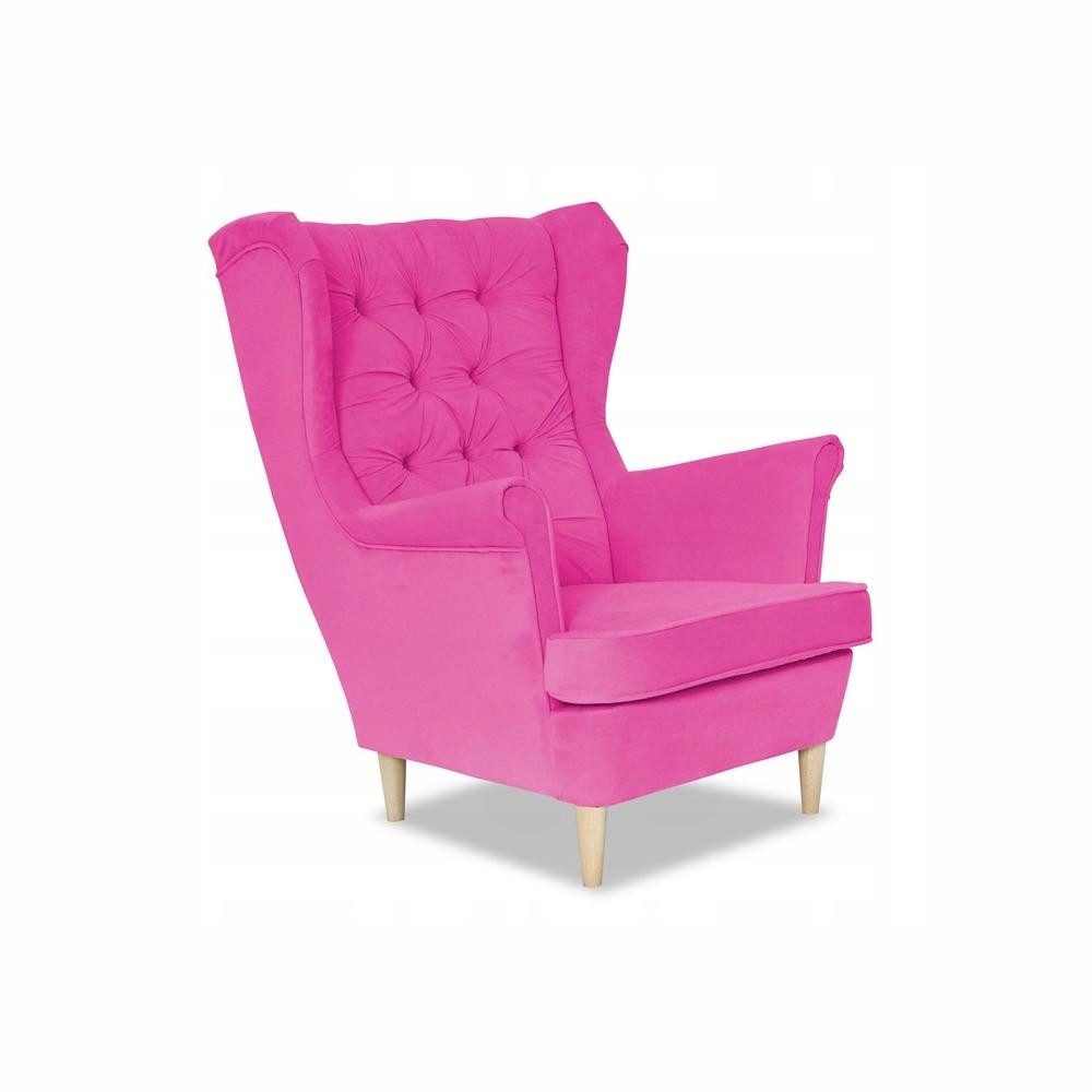 Family Meble Sessel Family Meble GAJA Ohrensessel TRINITY 10 Fuchsia 84x92x104 cm