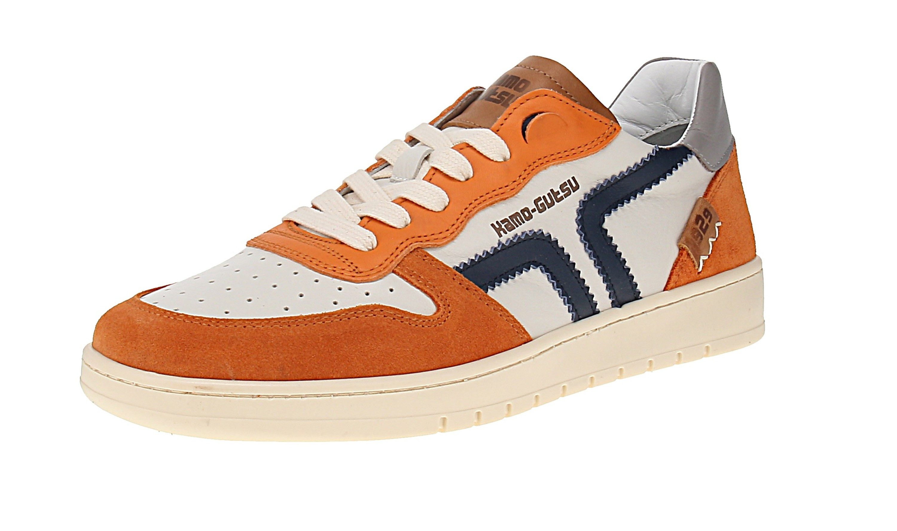 Kamo-Gutsu Kamo-Gutsu Campo-048 - Herren Schuhe Sneaker - Arancio-Denim Sneaker