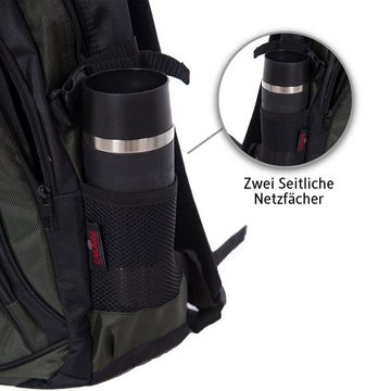 Wanderrucksack 4025 Wanderrucksack wasserdicht trekkingrucksack laptoprucksack 15,6'' bis laptopfach daypack rucksack