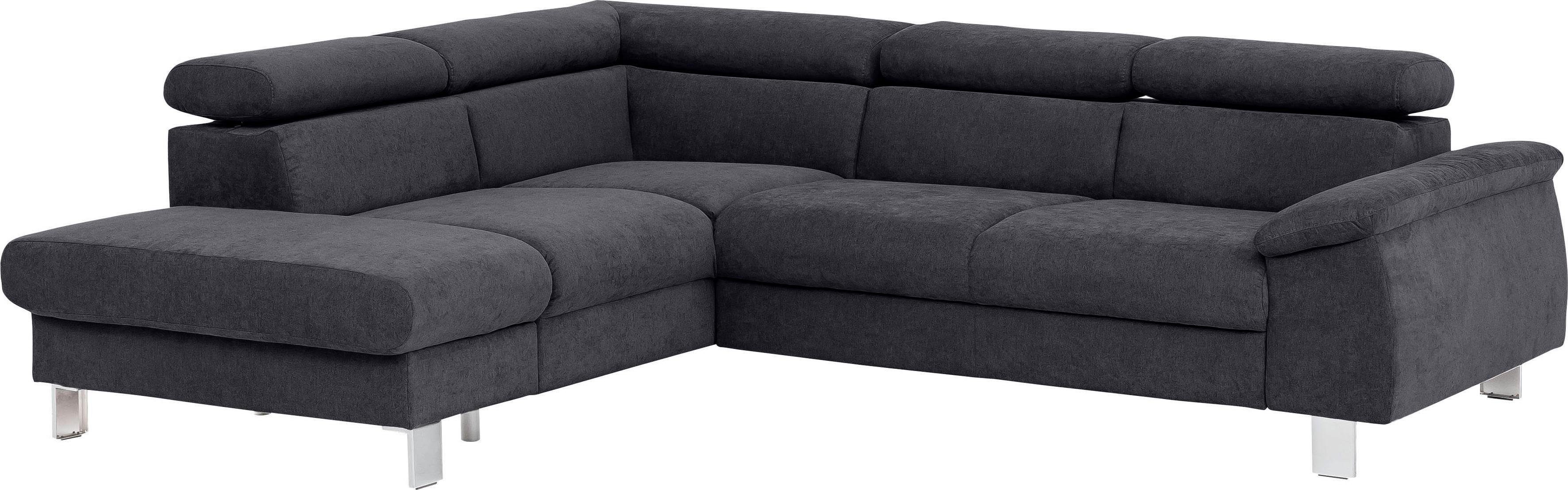 COTTA Ecksofa "Komaris L-Form mit Kopfteilverstellung", wahlweise mit Bettf günstig online kaufen