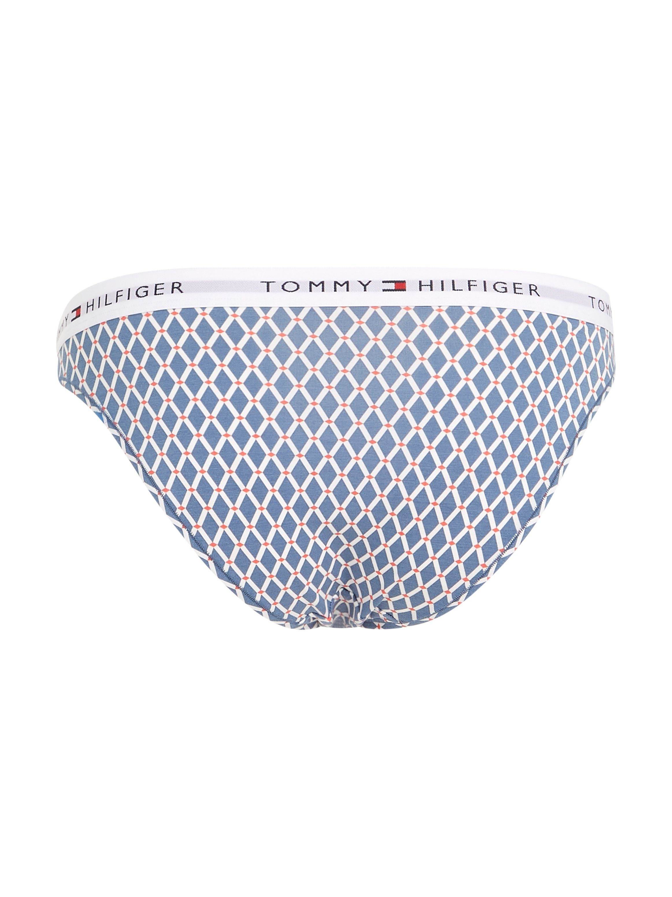 Mini_Argyle_Iron_Blue Underwear PRINT Logobund Hilfiger BIKINI mit Tommy Hilfiger Tommy Bikinislip