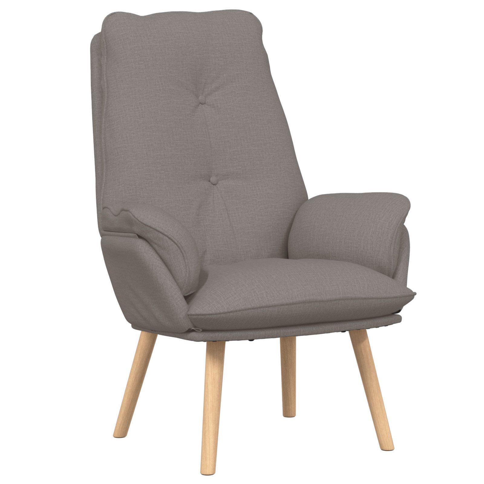 vidaXL Sessel Entspannungsstuhl Taupe Stoff (1-St) günstig online kaufen