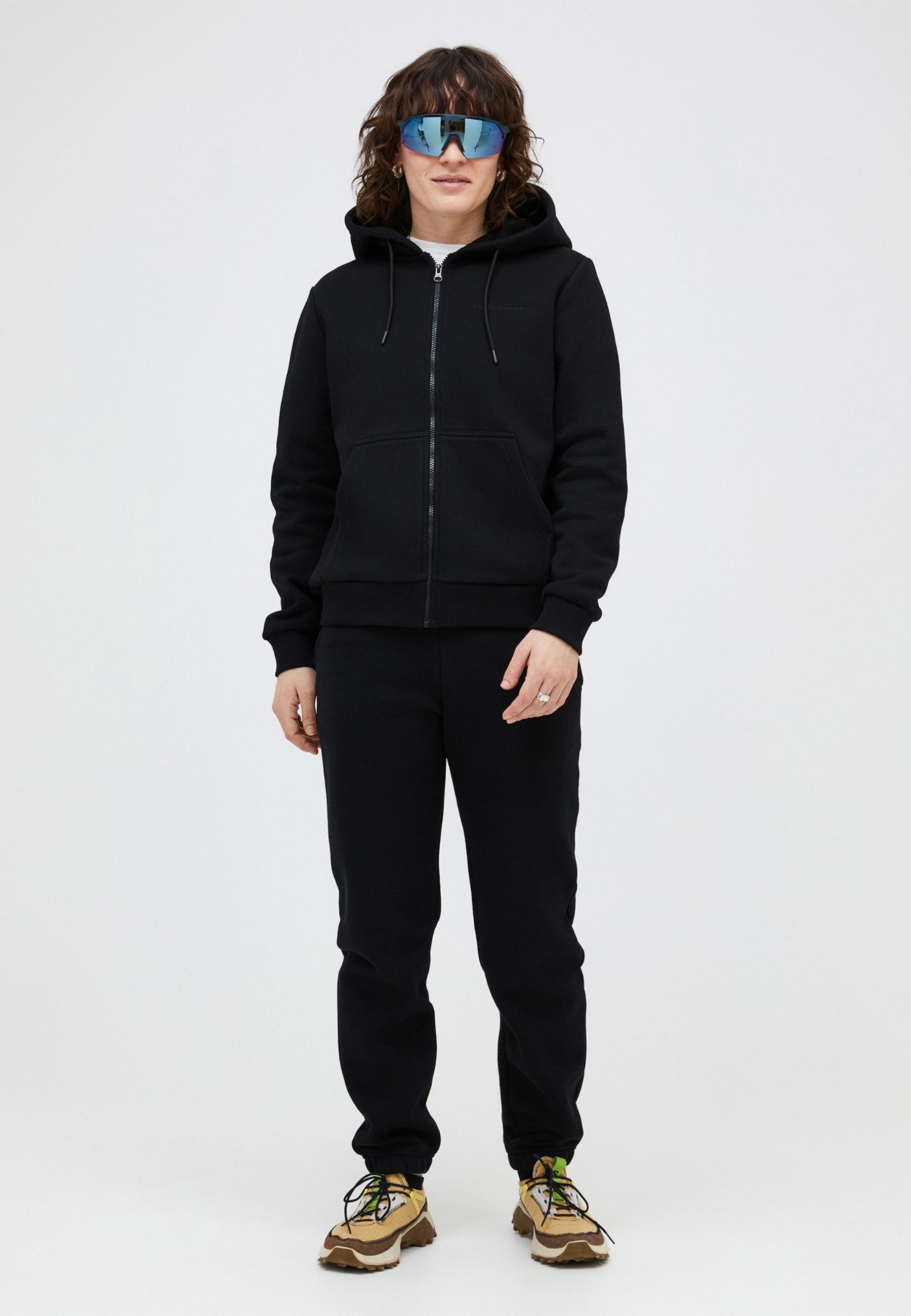 Peak Performance Kapuzensweatshirt W Original Small Logo Zip Hood mit Kapuze
