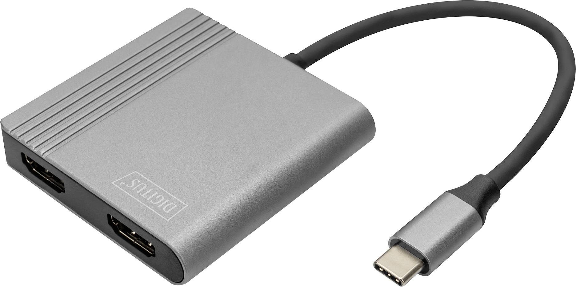 Digitus DIGITUS USB Type-C 4K 2in1 HDMI Grafik-Adapter Computer-Kabel