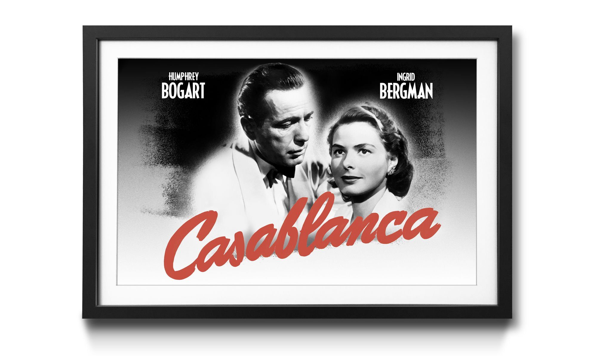 WandbilderXXL Bild mit Rahmen Casablanca, Film-Momente, Wandbild, in 4 Größen erhältlich
