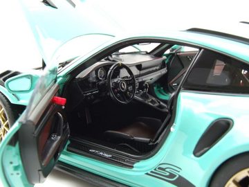 Norev Modellauto Porsche 911 GT3 RS 2022 mint grün Modellauto 1:18 Norev, Maßstab 1:18