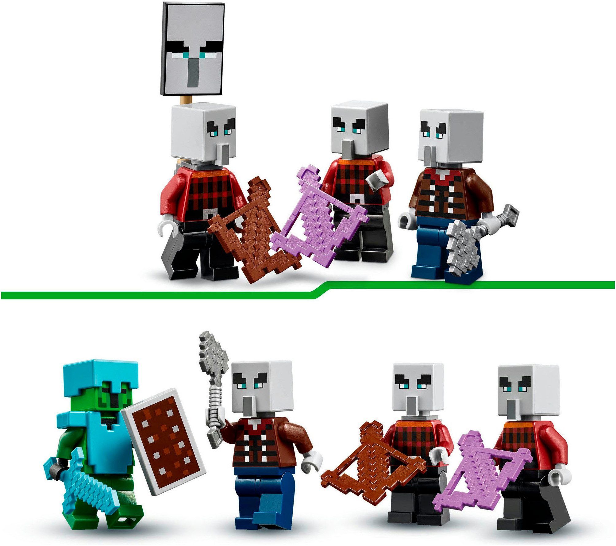 LEGO® Die Illager-Wüstenpatrouille (21267), LEGO Minecraft Konstruktionsspielsteine, (105 St), Made in Europe – Bild 5 von 5