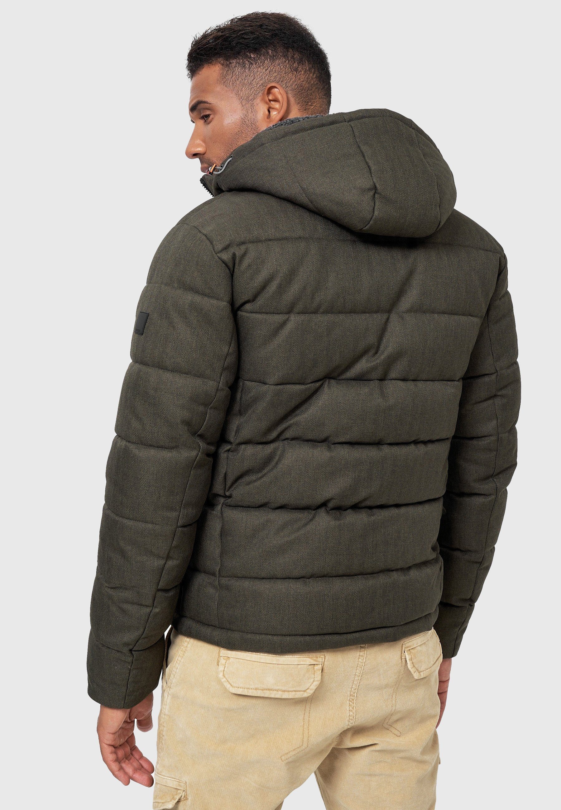 Indicode Steppjacke Herren Hebert Herrenjacke Daunen-Optik