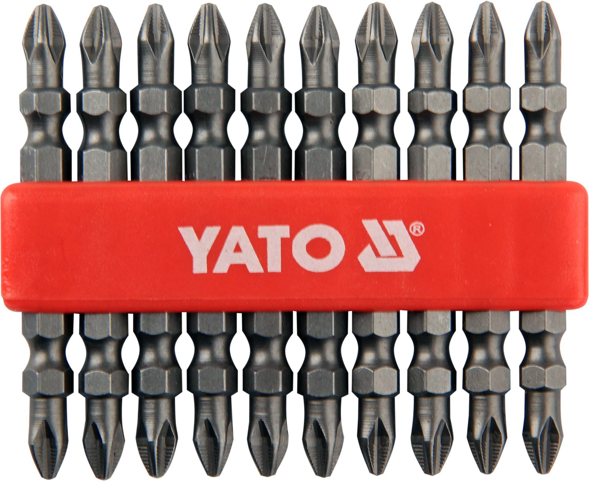 Yato Bit-Set Doppelend-Bits PH2 65 mm, 10 Stück, Doppelend-Bits PH2 65 mm, 10 Stück, 10-St., Doppelend-Bits PH2 65 mm, 10 Stück