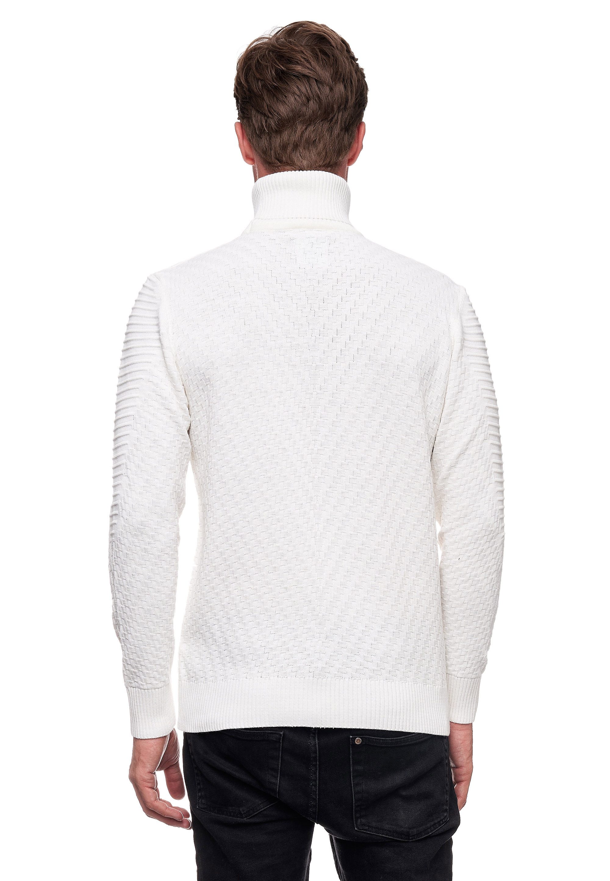 Rusty Neal Rollkragenpullover in stilvollem Feinstrick