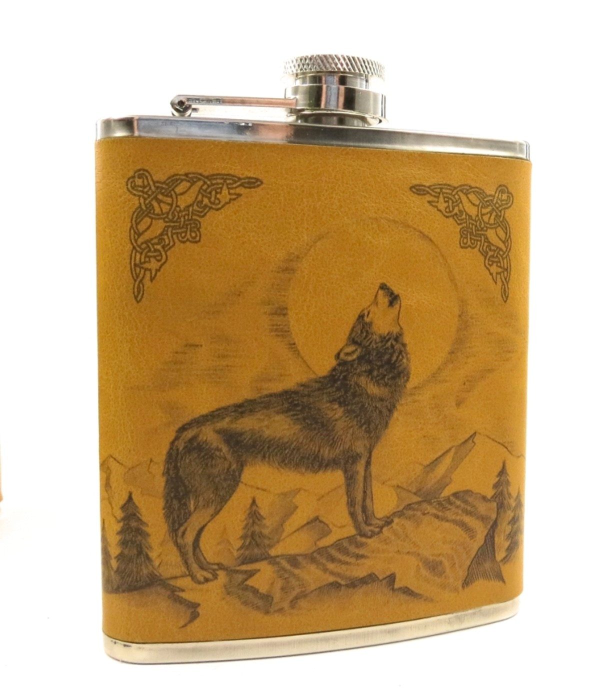 Görtrud Flachmann Heulender Wolf, aus Edelstahl