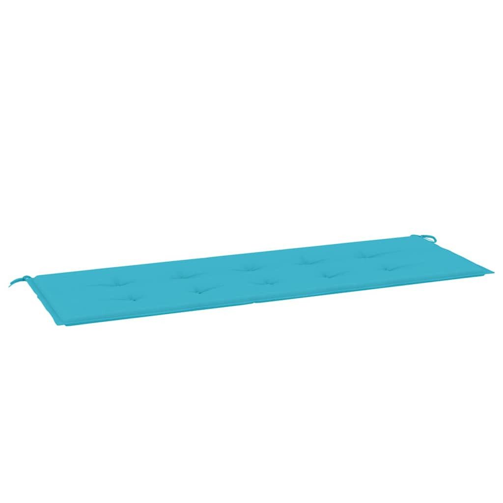 vidaXL Sitzauflage Gartenbank-Auflage Türkis 150x50x4 cm günstig online kaufen