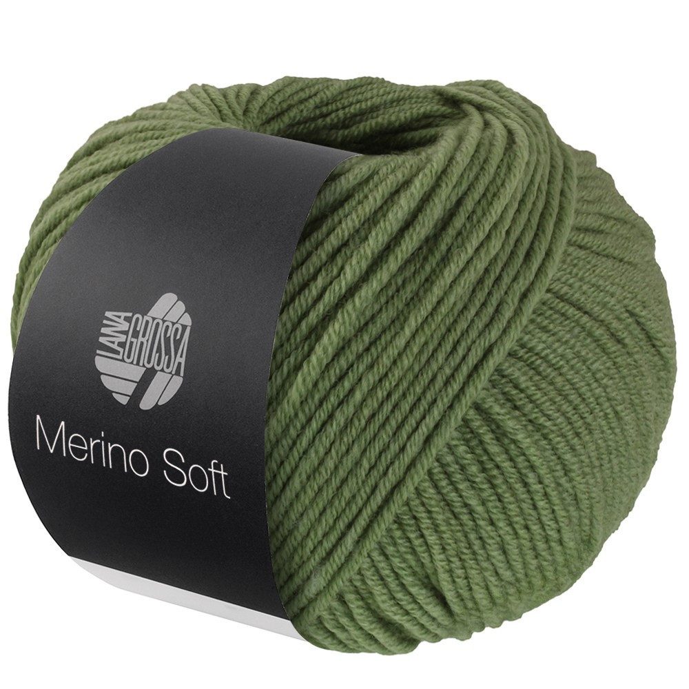 LANA GROSSA MERINO SOFT Wolle Häkelwolle, 125 m (Weiches Mischgarn aus Merinowolle und Mikrofaser), 50 g