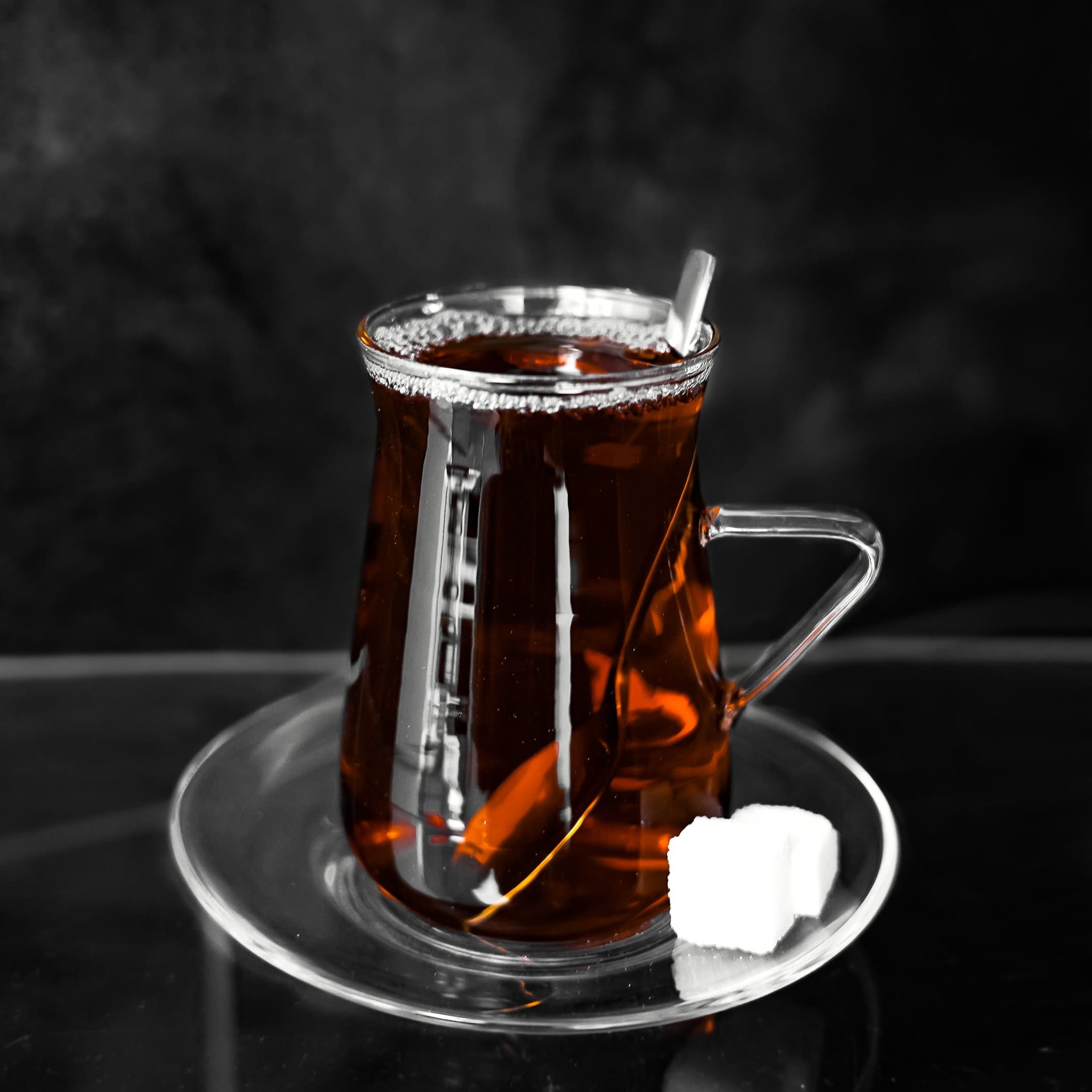 Mulex Teeglas Teegläser-Set 6-teilig 200ml aus Borosilikatglas mit Henkel – Bild 4 von 5