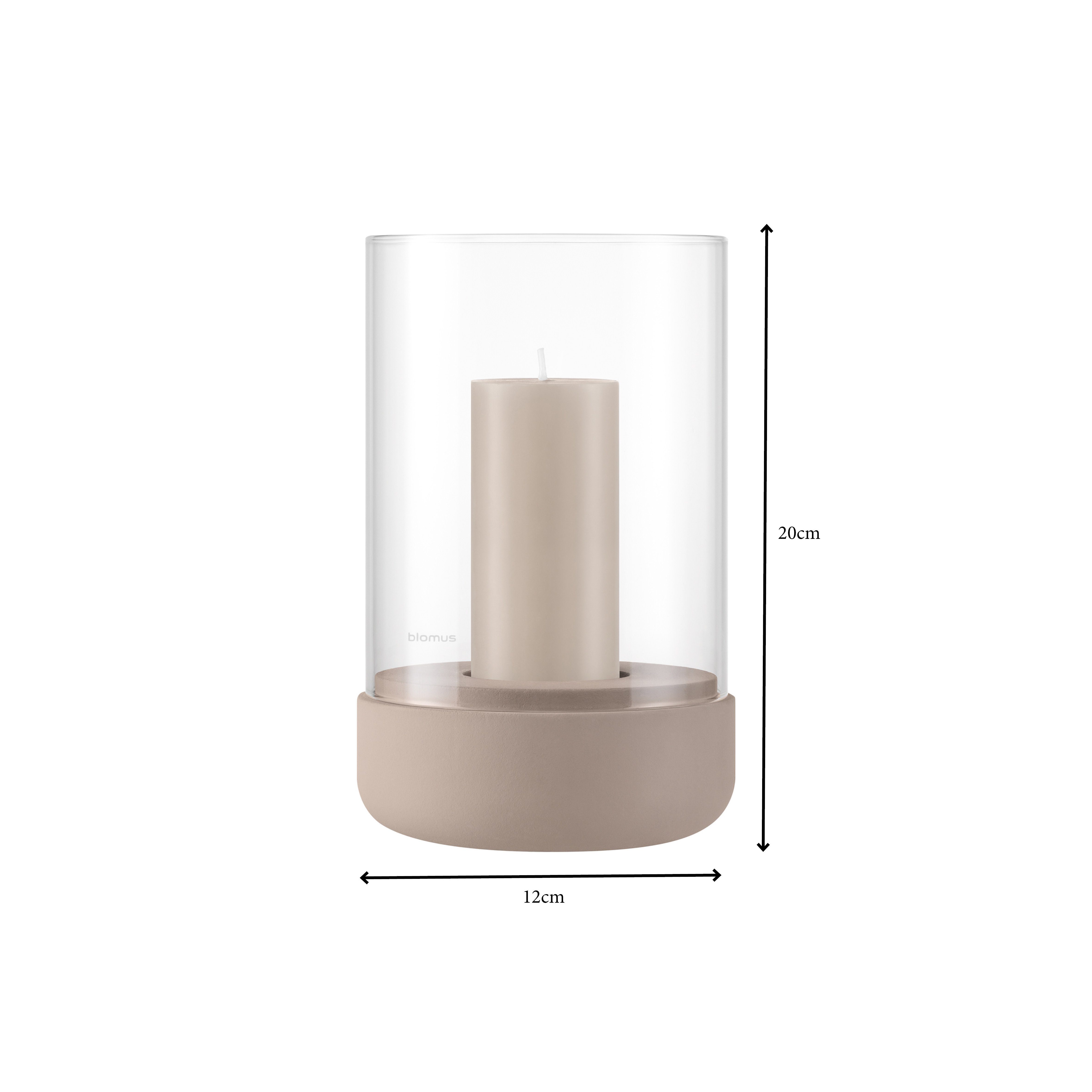 blomus Windlicht -CALMA- Glas Kerzenhalter, Stimmungslicht, günstig online kaufen