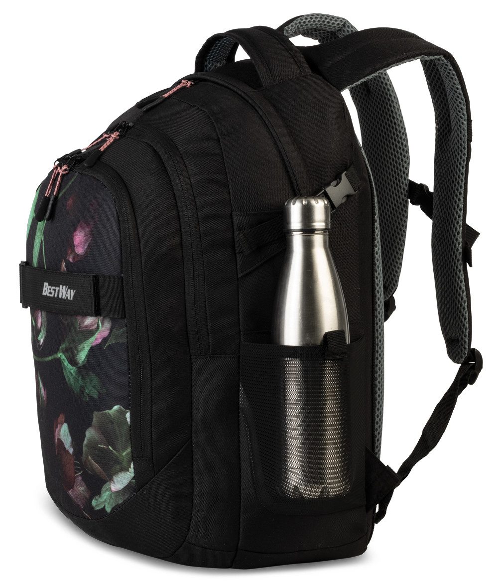 BESTWAY Schulrucksack dunkelblauer Bestay Schulrucksack 22 Liter