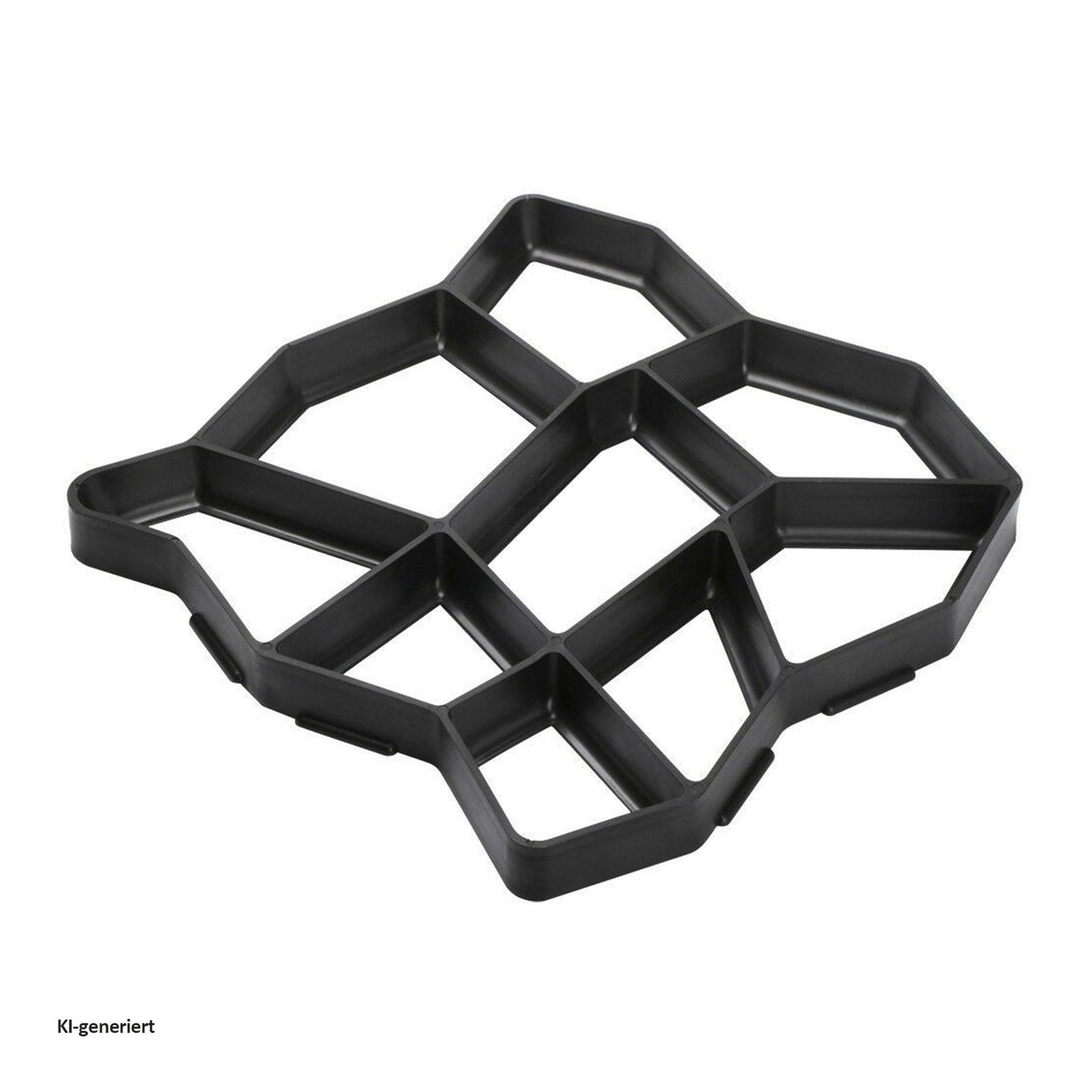 HTI-Living Trittsteine Betongießform Gehwegplatte Nessa Natur, 50x50 cm, Stück, 1-St., 1 Gießform, Schalungsform Trittstein