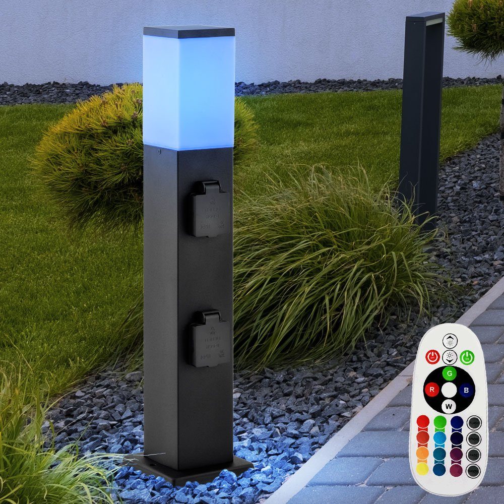 LED Steckdosenleuchte, LED Gartenlampe mit Steckdose