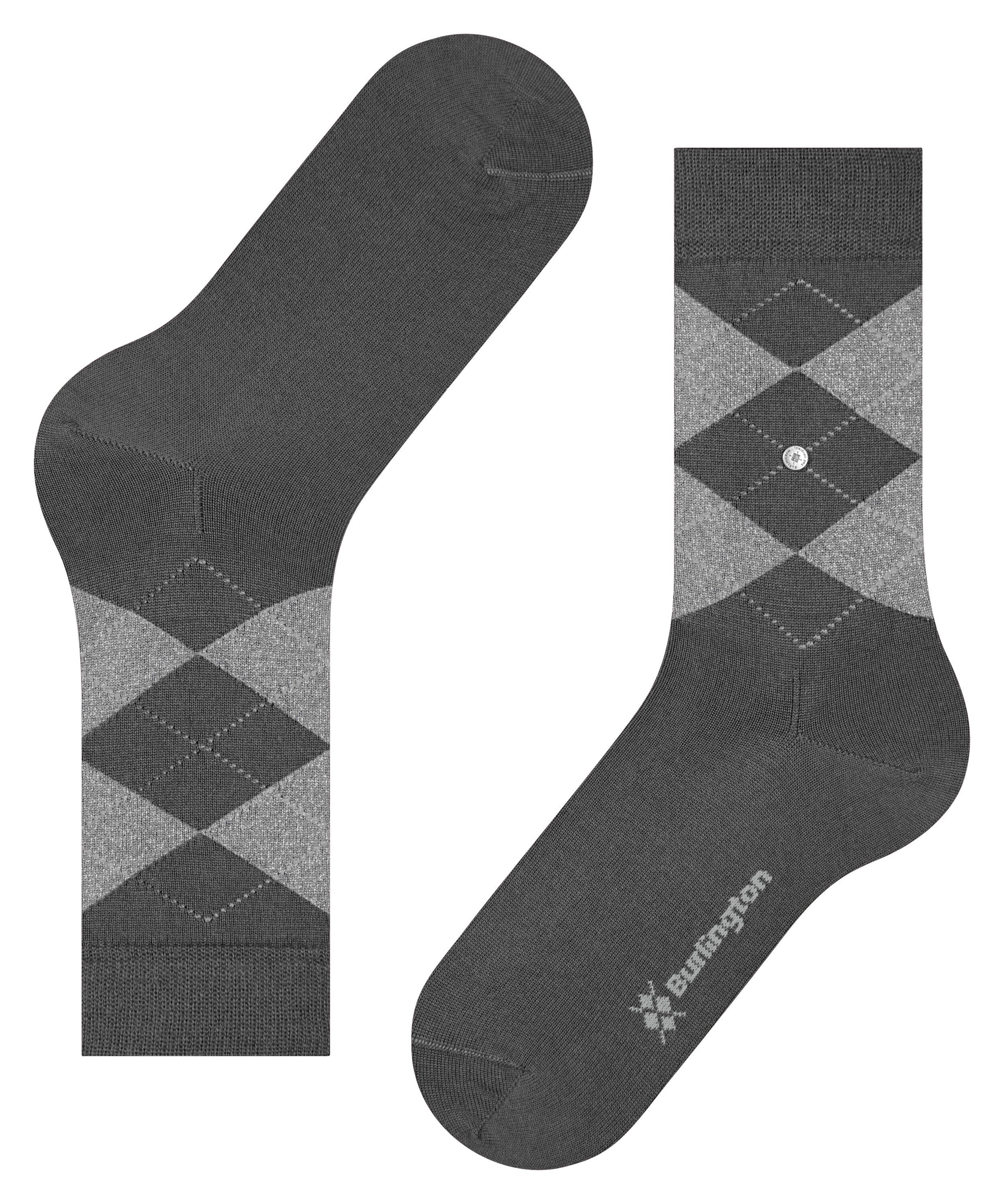 (3070) Burlington grey Marylebone Lurex (1-Paar) dark Socken