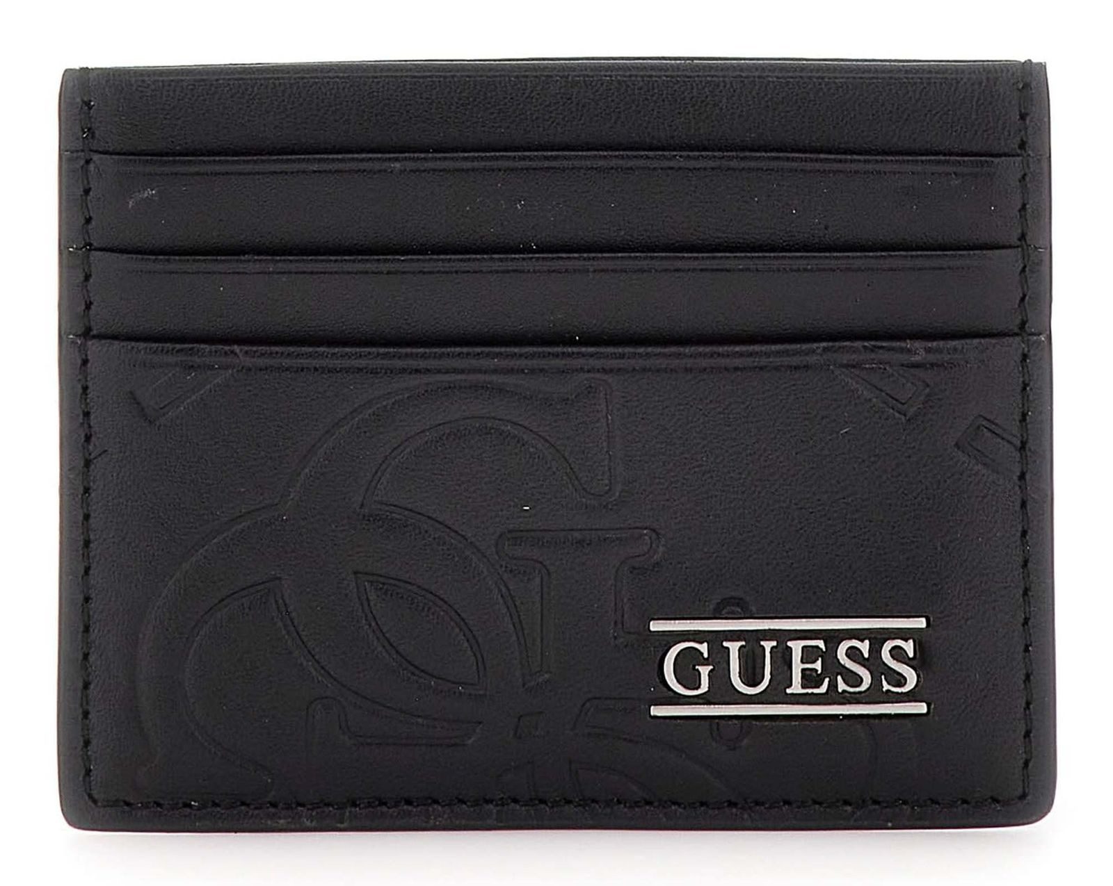Guess Kartenetui Card Holder, aus echtem Leder mit RFID-Blocker Schutz