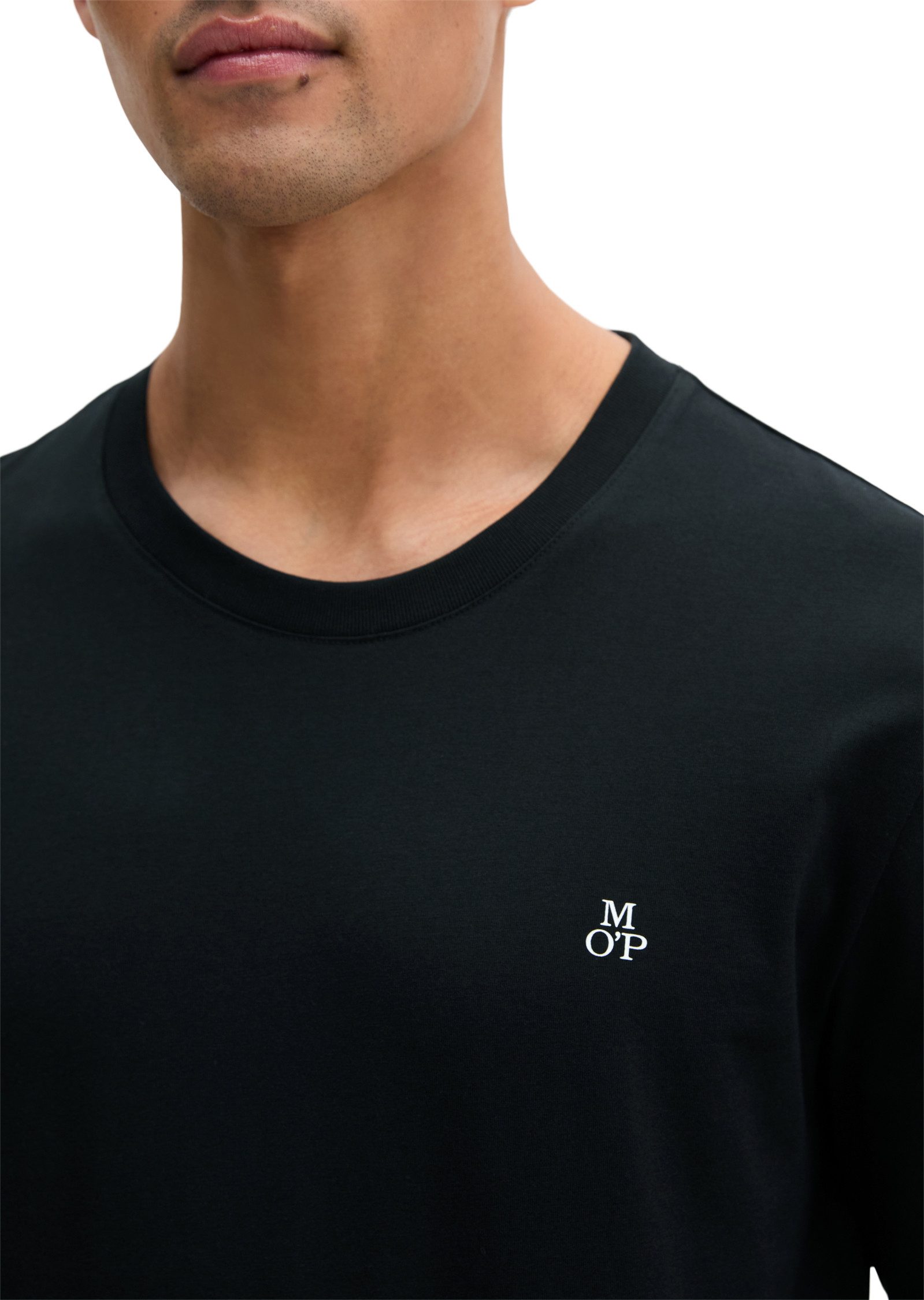 Marc O'Polo Longsleeve (2-tlg) shaped aus Bio-Baumwolle