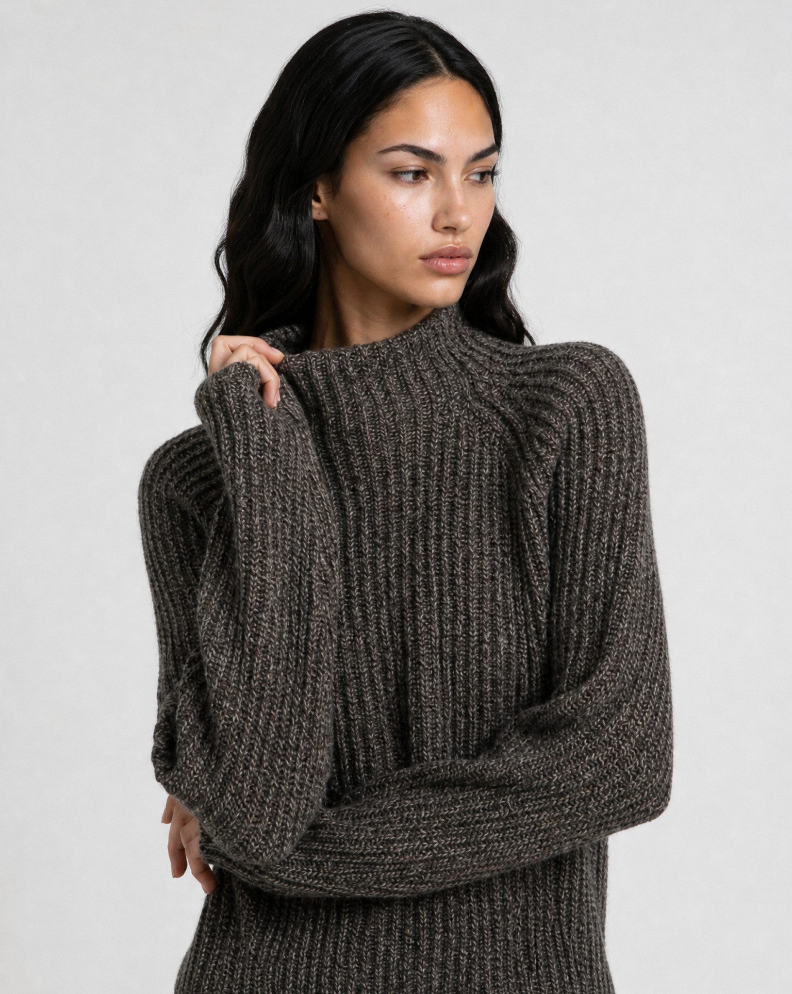 Smith & Soul Rundhalspullover im Rippstrickmuster