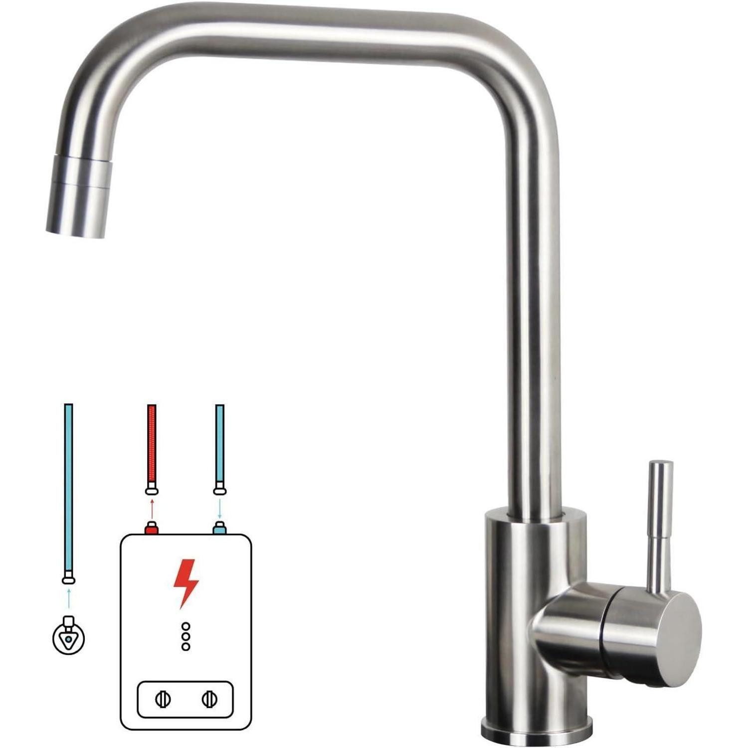 LuxusKollektion Spültischarmatur Küchenarmatur Niederdruck 360 Schwenkbar Z günstig online kaufen