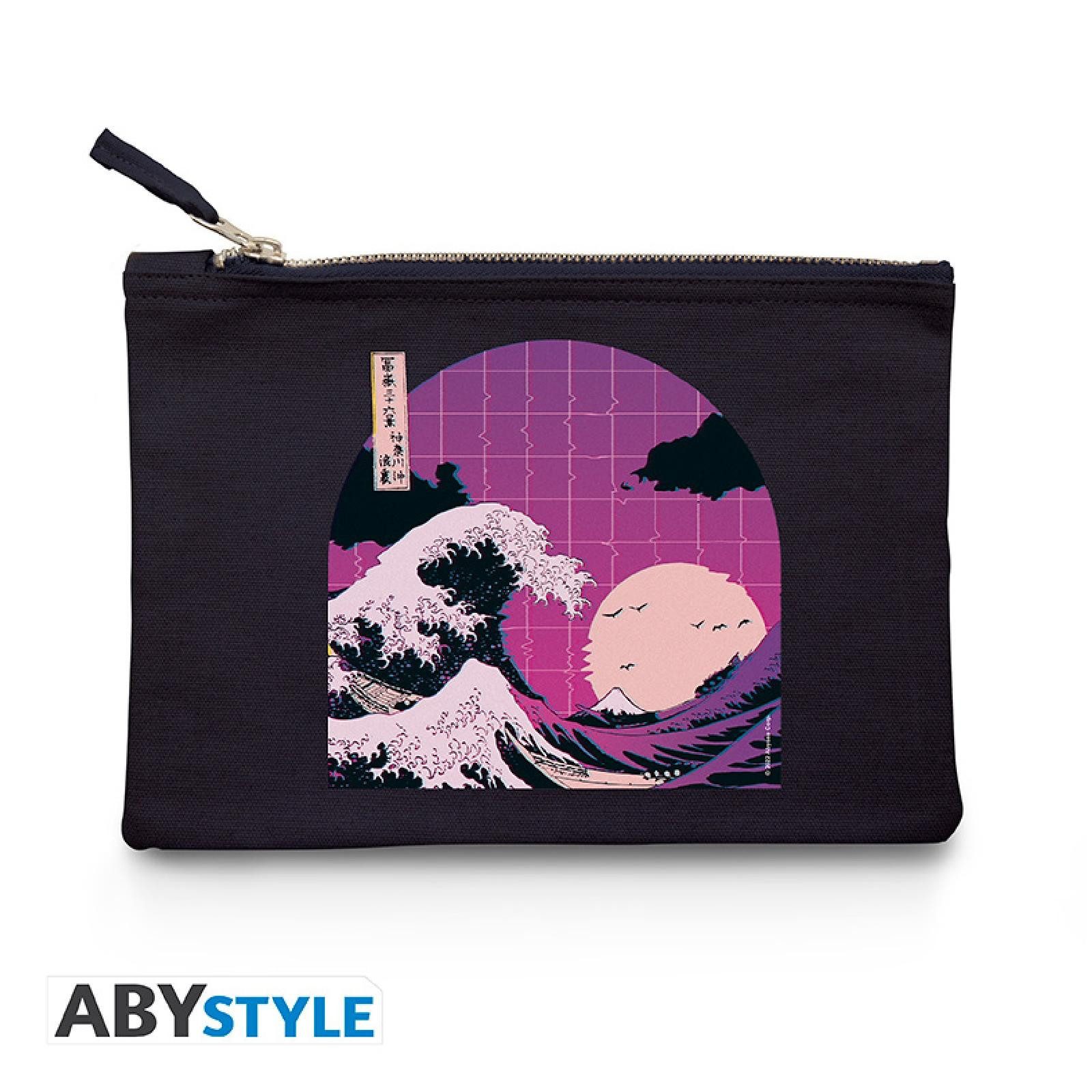 ABYstyle Kosmetiktasche HOKUSAI - Cosmetic Case - Great Wave Vapour - Black