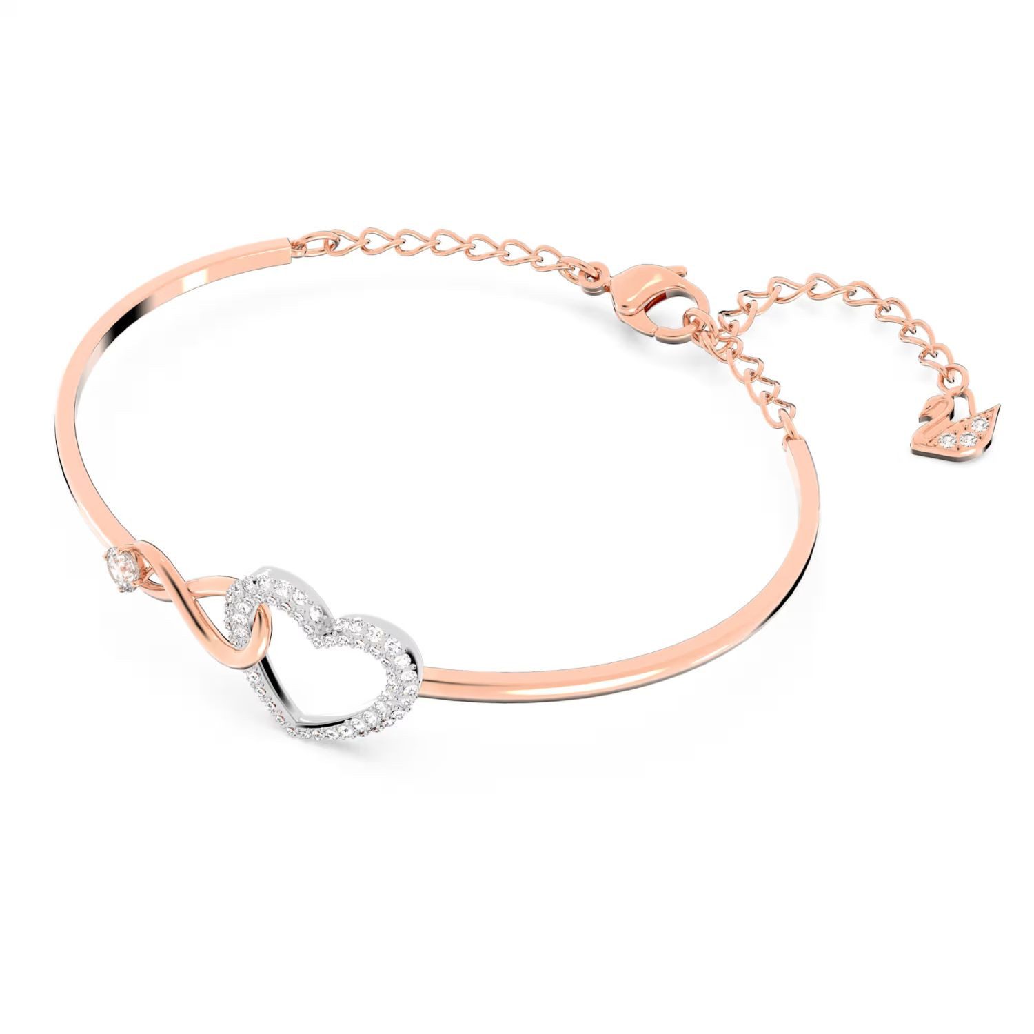 Swarovski Armreif Herz/Unendlichkeitsschleife, mit Swarovski® Kristall günstig online kaufen