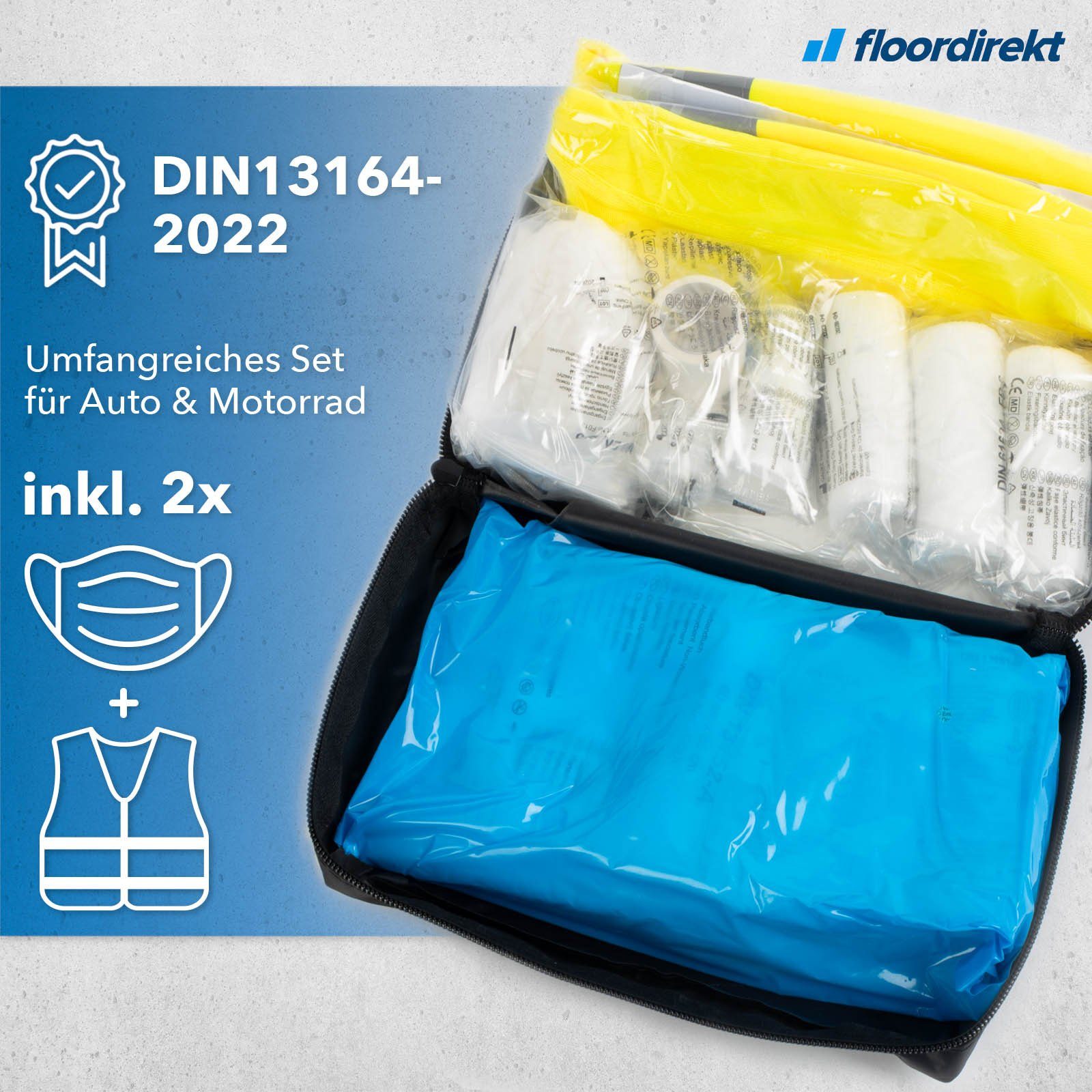 Kubus KFZ-Verbandtasche Inkl. Warnweste und Masken