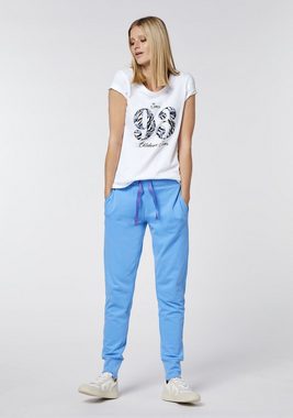 Oklahoma Jeans Print-Shirt mit gemustertem 93-Motiv