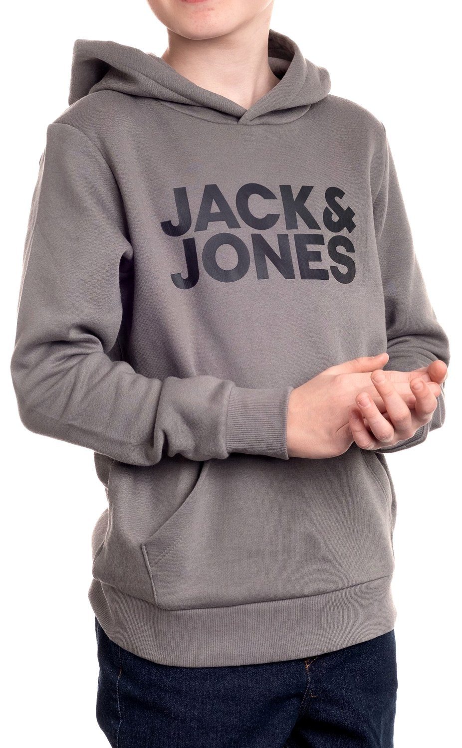 Pullover Doppelpack) Set, mit Jones Doppelpack Junior Kapuzenpullover Mix & (Spar 20 Jack Printaufdruck