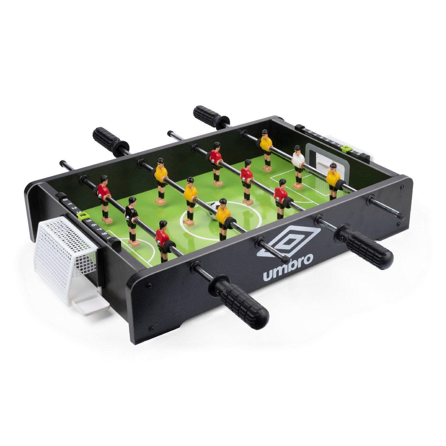 Tischfußballspiel Umbro Mini Tischkicker - Kickertisch mit 12 Spielern