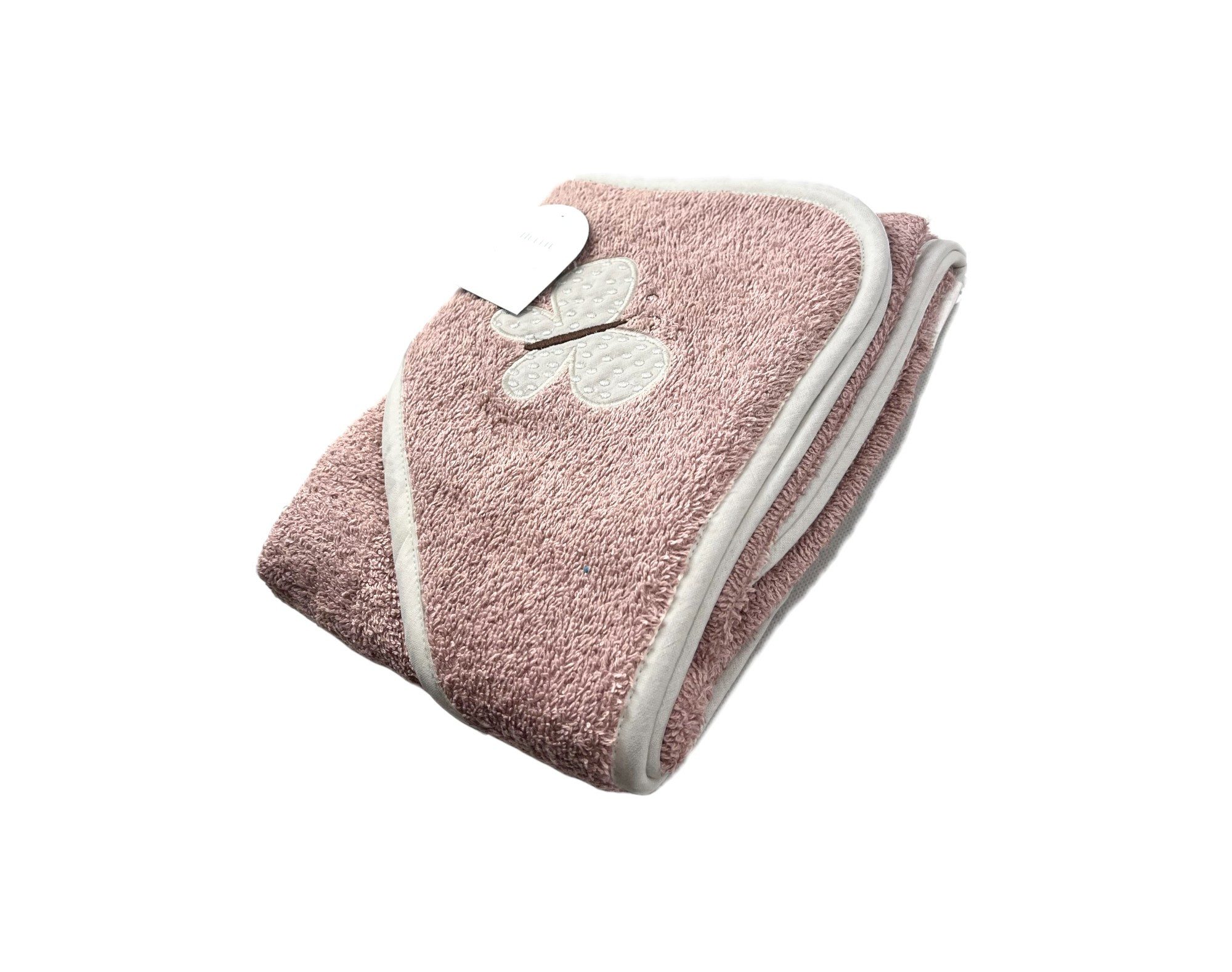 VewoTex Badetuch Baby Kapuzenbadetuch » Badetuch 75 x 75 cm, Baumwolle (Einzeln, 1-St), » Kleinkind Bade Handtuch mit Kapuze » 100% reine Baumwolle