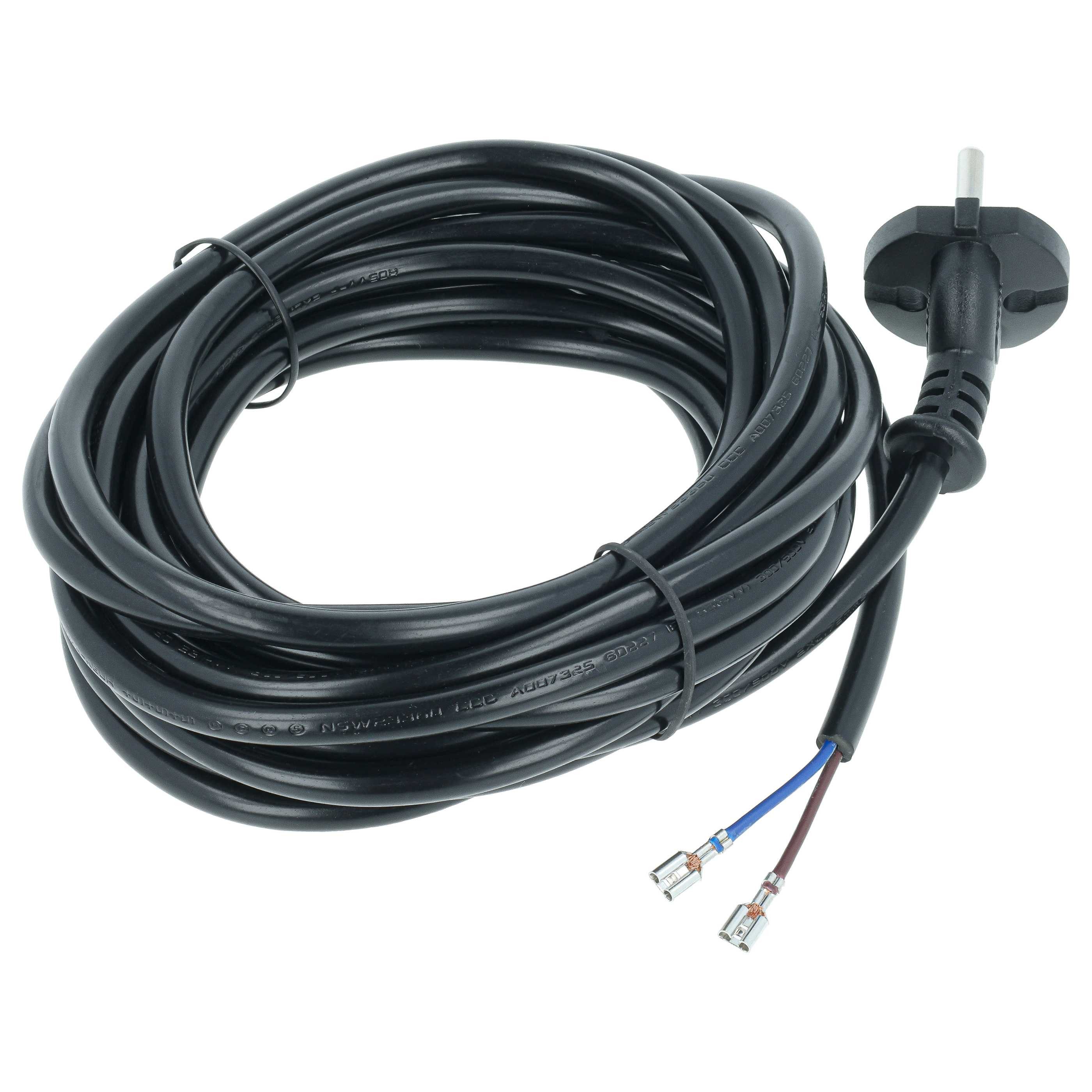 vhbw passend für Miele Tango Plus Staubsauger Stromkabel, Passgenaues Kabel zum Anschließen Ihres Staubsaugers ans Stromnetz für