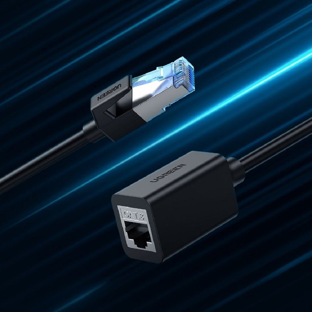 (1 cm) UGREEN 40000 Cat8 Ethernet RJ45 Verlängerungskabel, Verlängerungskabel Mbit/s