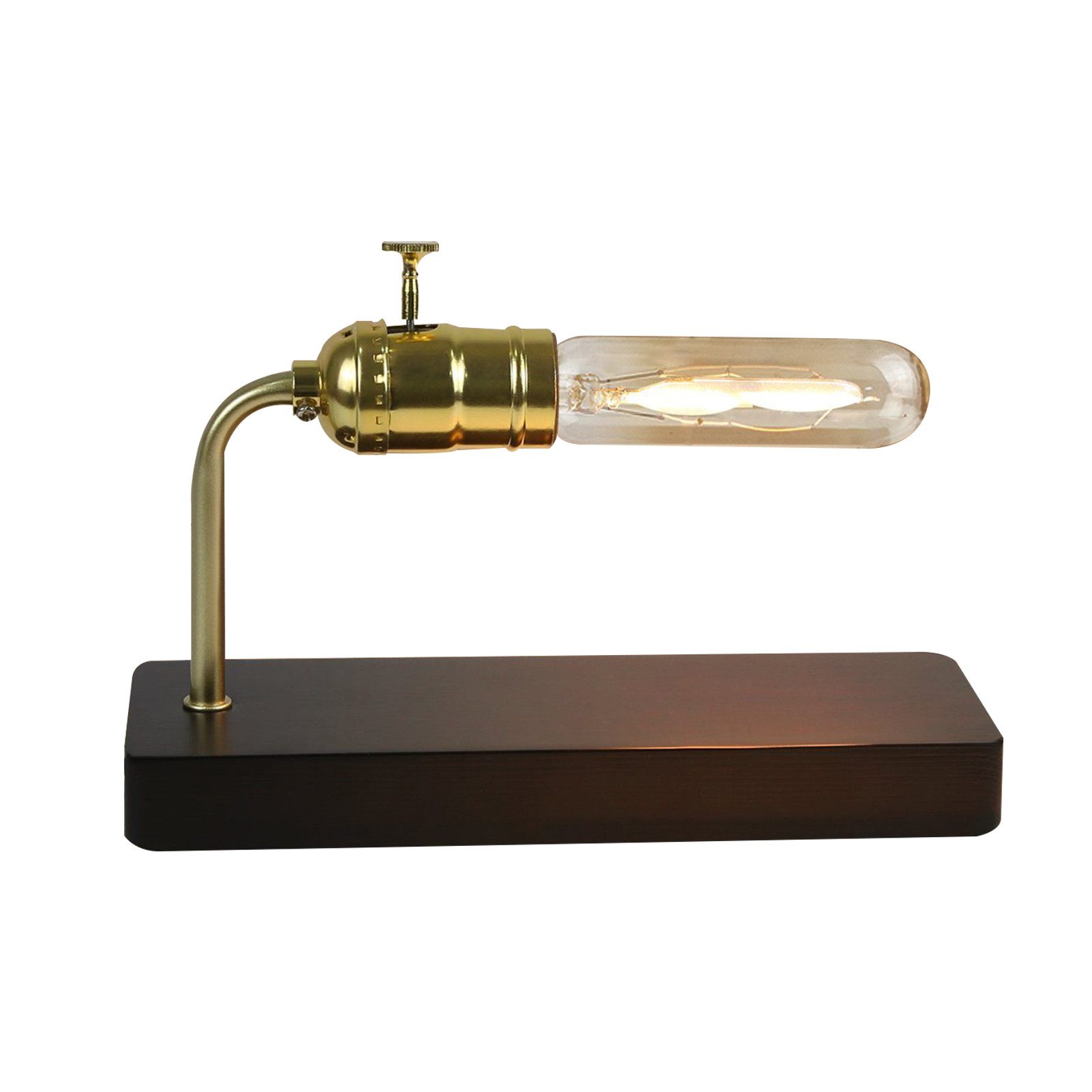 ZMH Nachttischlampe Schlafzimmer Modern Schwarz Tischleuchte E27 Retro ohne günstig online kaufen