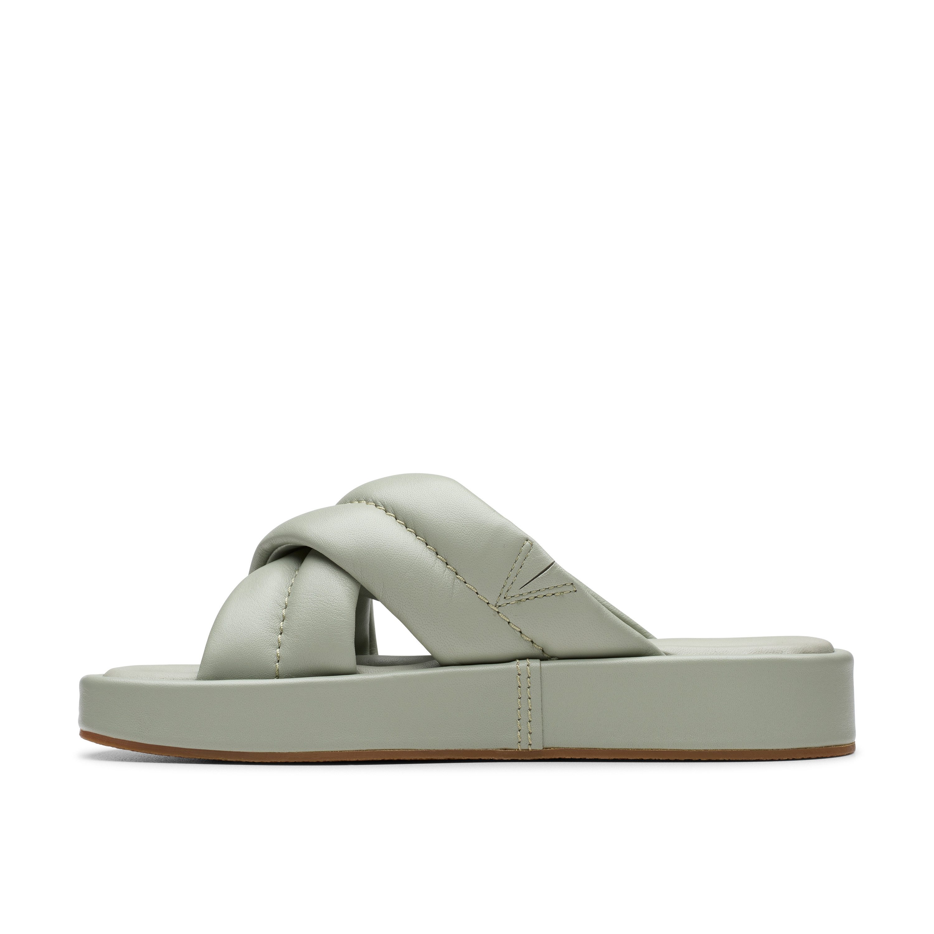 Clarks Alda Glide Hausschuh, Slides, Schlappen mit gepolsterter Bandage