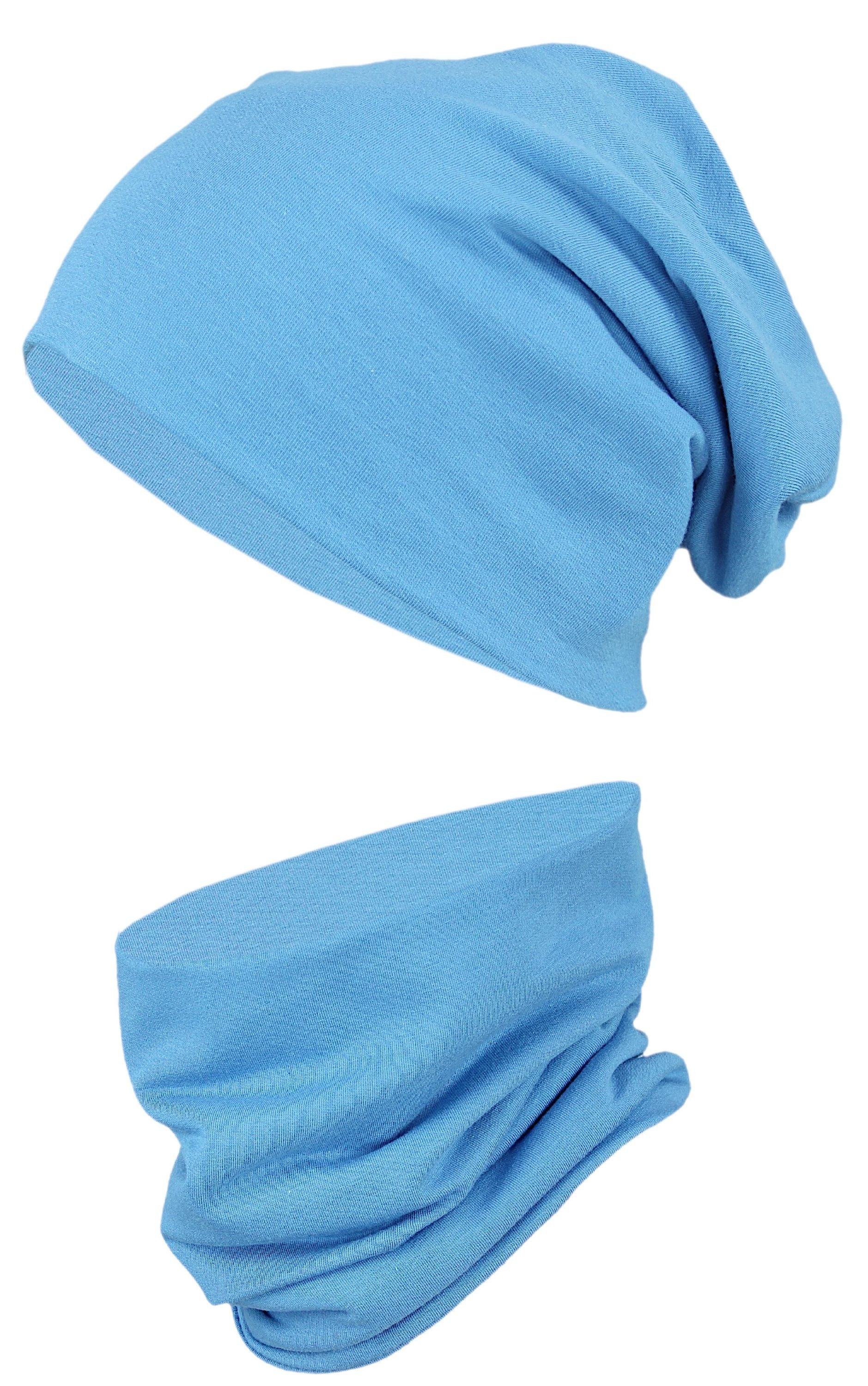 TupTam Beanie TupTam Kinder Beanie Mütze Schlauchschal Set Übergangszeit